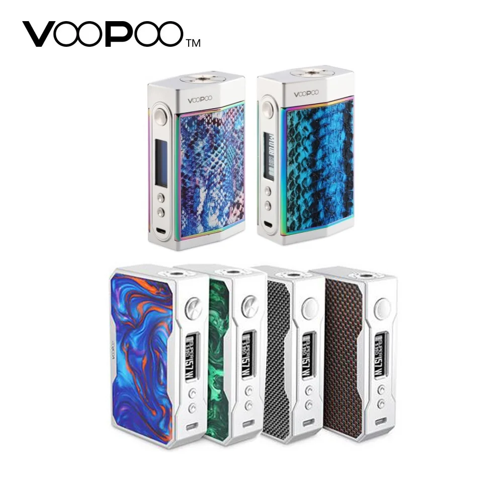 Лидер продаж VOOPOO перетащите TC поле MOD с 157 Вт огромный мощность и гена чип самый быстрый огонь скорость S 0,025 s электронная сигарета