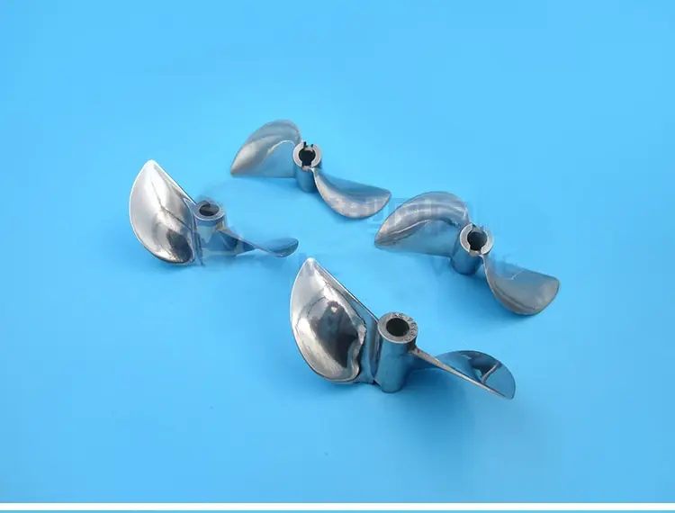 2 PC Aluminum 7016 Propeller 70mm D70 Propellers 1/4&quot 6.35mm Hole Pitch Props/Paddle for DIY RC Gasoline Jet Boats | Игрушки и хобби