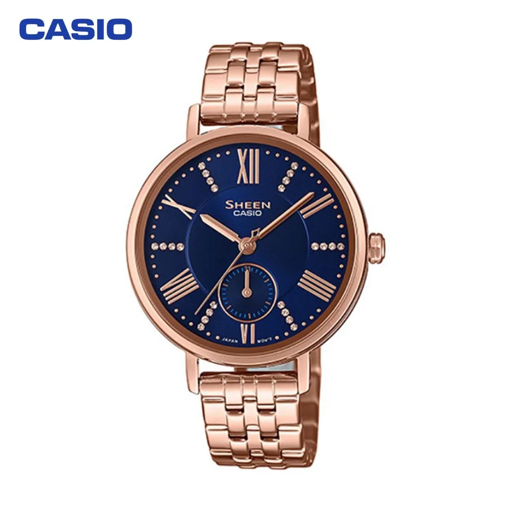 Наручные часы Casio SHE-3066PG-2AUEF женские кварцевые на браслете |