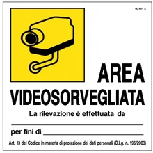 Слипчивая область VIDEOSORVEGLIATA