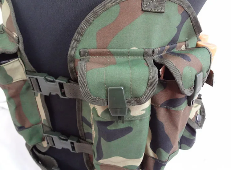 Открытый хлопковый жилет джунгли Регулируемый тактический жилет военный обмундирование унисекс CS камуфляжная одежда армейские