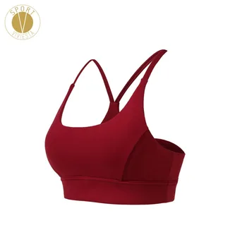 

Mesh Back Sports Bra Women's Train Run Yoga Gym Workout Quick Dry Fit Elastic Spandex Medium Impact Active Bra Top Plus Size