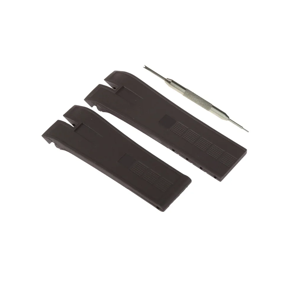 

MDNEN Fits For Roger Dubuis Excalibur EX45 & RDDBEX 26mm Black Watch Band + Tool