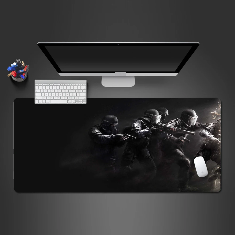 

Super Cool Rainbow Six Siege Mouse Pad Professional Office Gaming Computer Mouse Pad Computer Keyboard Mousepad Christmas Gift