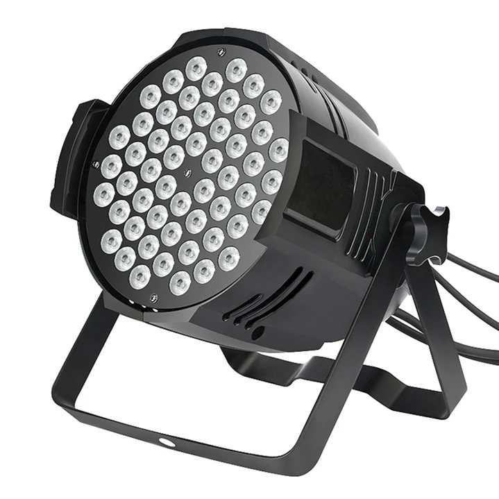 Luz de Palco Leds Discoteca dj Iluminação Clube Festa Strobe Ac110-220v Eua Plug ue Rgb 54 Par Luz 2 High Quality led light eu plug