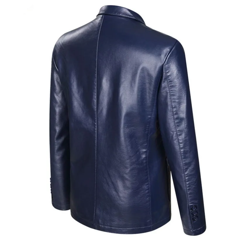 plus size 8XL 7XL New high quality Arrival Leather Jackets Men's Jacket Outwear Men's Coats Spring Autumn P U Jacket Coat