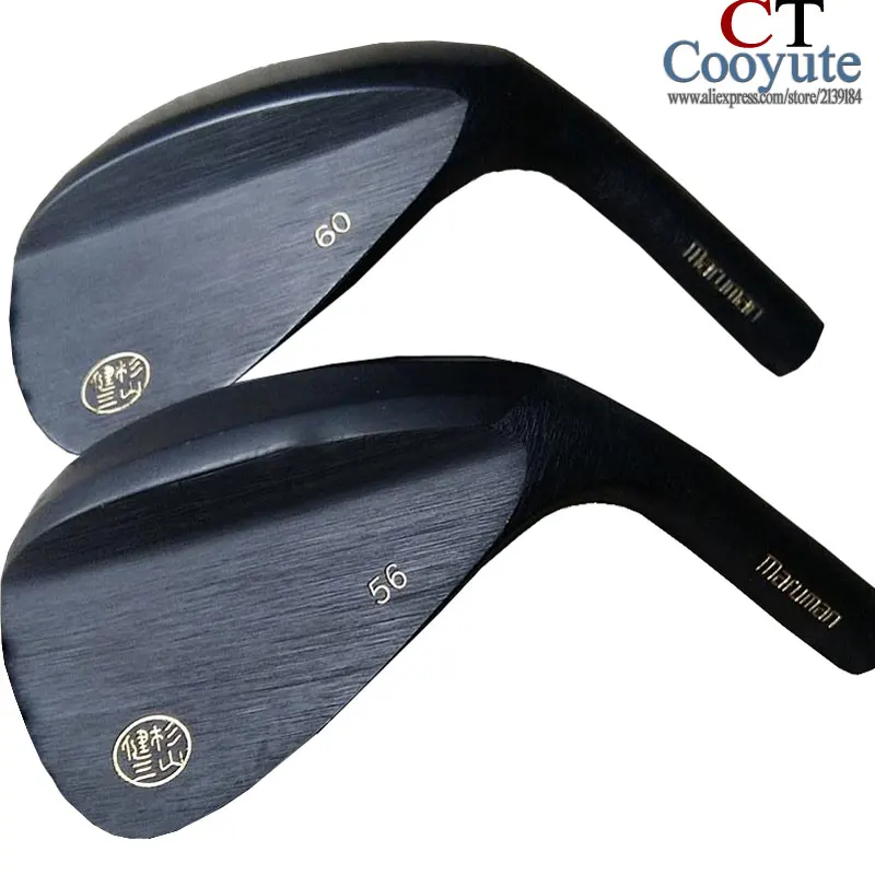 NOUVEAU Cooyute Golf Clubs chef Maruman Noir couleur De Golf wedge heads/52/56/60.deg loft Golf tête pas de Clubs arbre Livraison gratuite