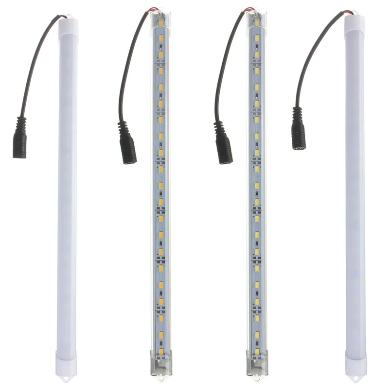 30 см не водонепроницаемый 21 Светодиодный светильник 12 DC 5630 SMD корпус из алюминиевого сплава светильник с жесткой полосой 4,2 W
