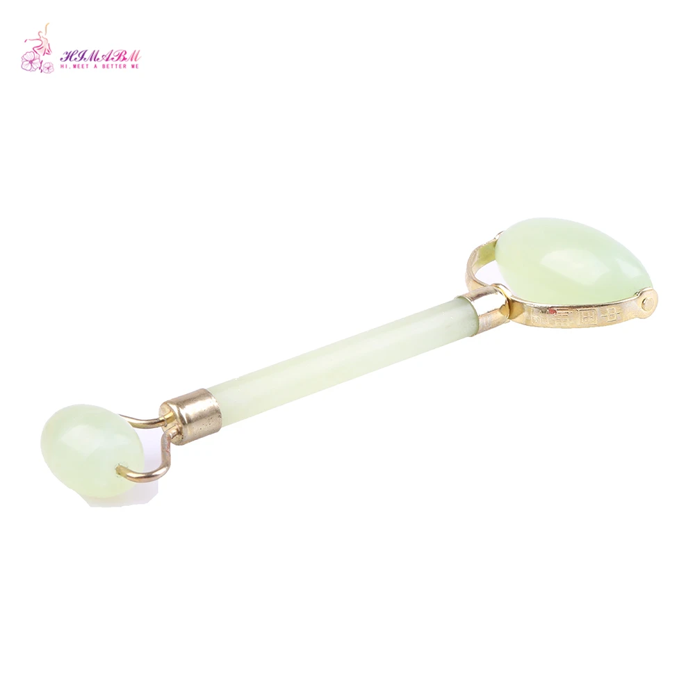 HIMABM Xiuyan jade Face Massage Roller Beauty Tool Facial Eye Neck Body Anti Ageing Therapy G HIMABM Xiuyan jade Face Massage Roller Beauty Tool Facial Eye Neck Body Anti Ageing Therapy G