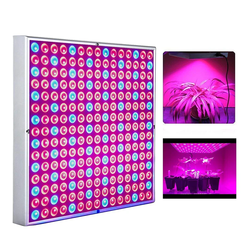 

Cyhousehold Plant Grow Light 225pcs leds Grow Light 45W with Red Blue Grow Lights for Indoor Plants Vegetables Flower Growth