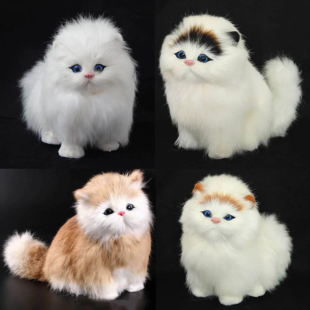 

Stuffed Toys Lovely Simulation Animal Doll Plush Sleeping Cats Toy Kids Toy Decorations Birthday Gift For Children 21*16*9cm