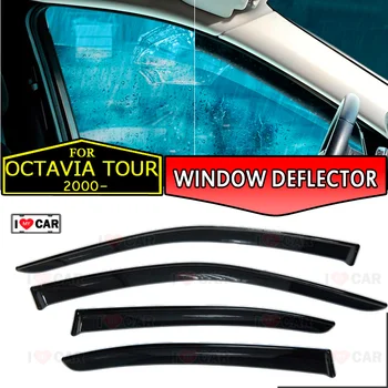 

Window deflector for Skoda Octavia Tour 2000- car window deflector wind guard vent sun rain visor cover car styling decor