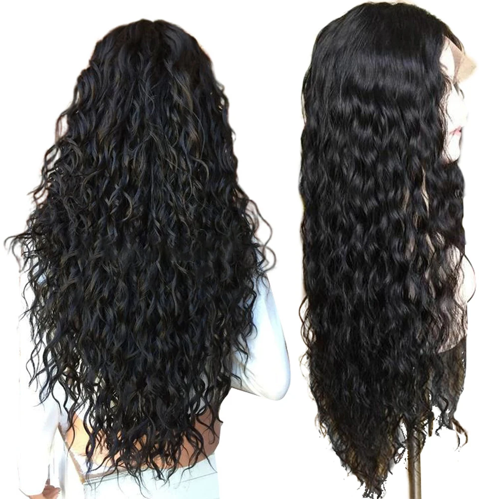 human hair lace front wig