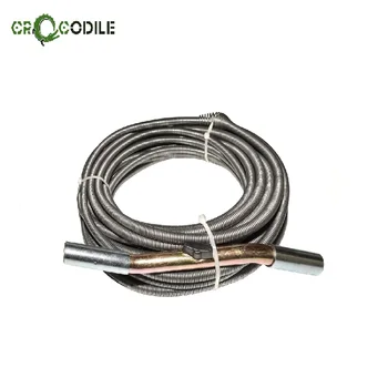 

Spiral plumbing CROCODILE 10x15 with a universal nozzle Clearing a blockage Spiral Plumbing Removal of blockages