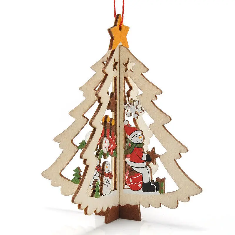 10 Wooden MDF Stocking Shape Embellishment Xmas Tree Hanging Ornament Decor
