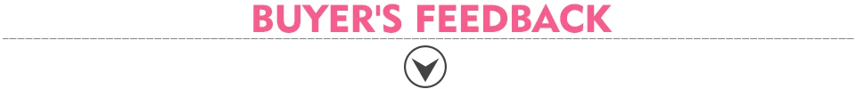 buyer's feedback