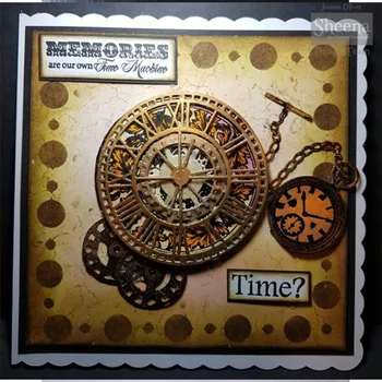 

Pocket Watch Hourglass Metal Cutting Dies for DIY Scrapbooking Paper Cards Making Decorative Crafts Supplies 2019 New Diecuts