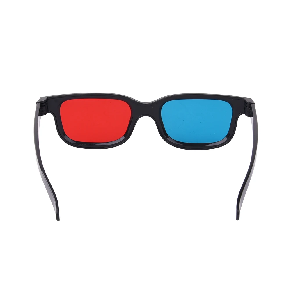 SOLUSTRE 2PCS Red Blue 3D Clip on Glasses for Movies Theater Cinema Passive 3D TV Home Movies 