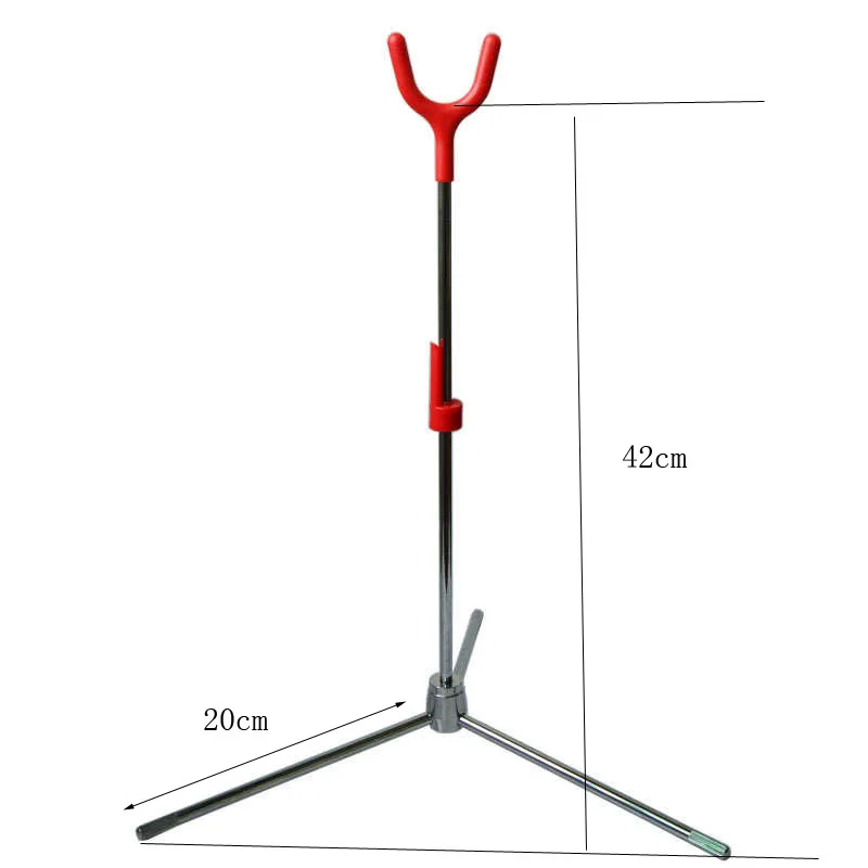 1 шт., для стрельбы из лука, из нержавеющей стали, изогнутый лук, стенд для удаления 42 см, ранг, отдельный лук, подставка, держатель, традиционный изогнутый лук, охотничий