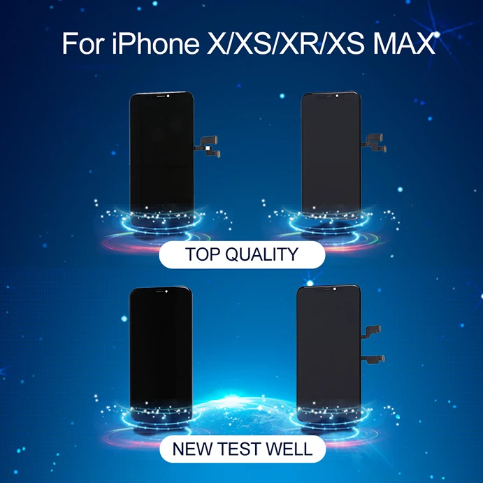 Elekworld класс A+ TFT OLED OEM для iPhone экран X XS XR XS Max ЖК-дисплей 3D сенсорный с дигитайзером запасные части в сборе