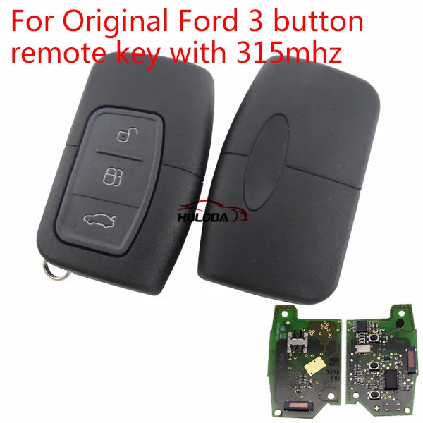 

For Ford 3 button original remote key with 315mhz 5L17 01 3M5T-15K601-EA