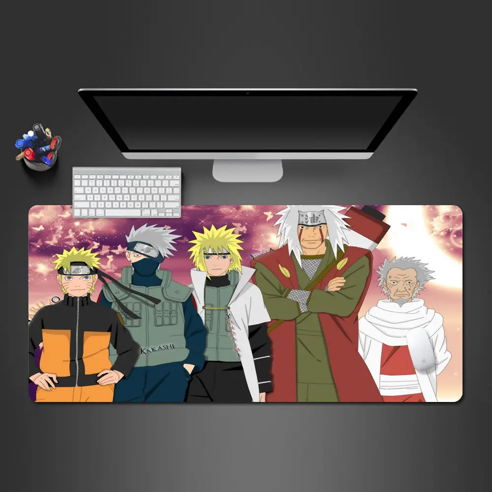 

HD Naruto Anime Game Player Large Mouse Pad High Quality PC Game Computador Player Keyboard Desk Pad Office Desk Mause Pad