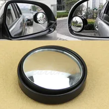 Round Wide Angle Convex Blind Spot Mirror Rear View Messaging Car Vehicle BK