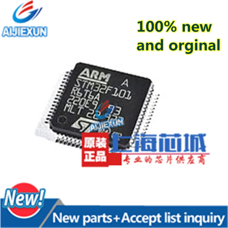 10 шт. 100% новый и оригинальный STM32F101R6T6A LQFP64 IC MCU 32BIT 32KB FLASH 64lqfp в наличии на складе |