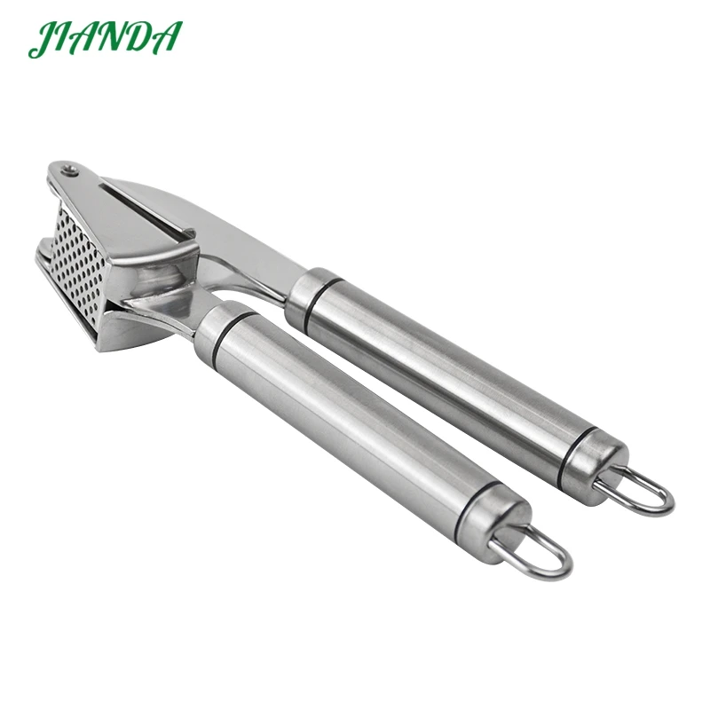 JIANDA Hot Sale Stainless Steel Garlic Press Fruit & Vegetable Cooking