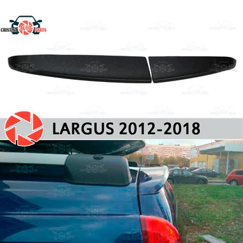 

Lip spoiler for Lada largus 2012-2018 plastic ABS decoration trunk door accessories protection exterior parts car styling