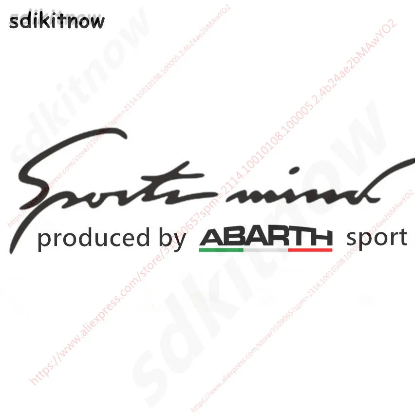 

28x10cm Scorpion Car Windows Body Sports Sticker Decal Auto Styling For Abarth fiat 500 grande punto bravo doblo panda ducato