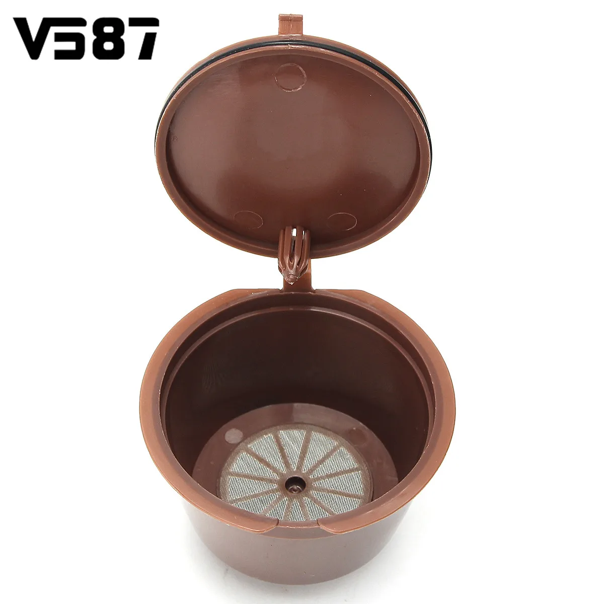 Refillable Reusable Coffee Capsules Cup Filter Holder For ...