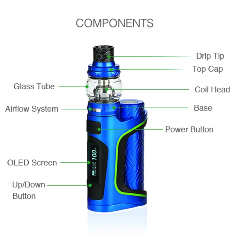 Аутентичные Eleaf iStick Pico S 100 Вт TC комплект с Элло частного 6 5 мл Танк HW N 0 2 Ом Катушка