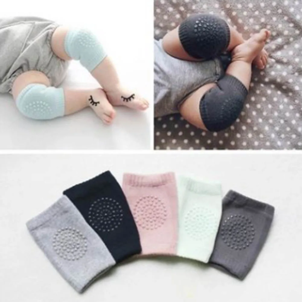 1 Pair Baby Leg Warmer Baby Knee Pad Kids Safety Crawling Elbow Cushion