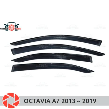 

Window deflector for Skoda Octavia A7 2013~2018 rain deflector dirt protection car styling decoration accessories molding