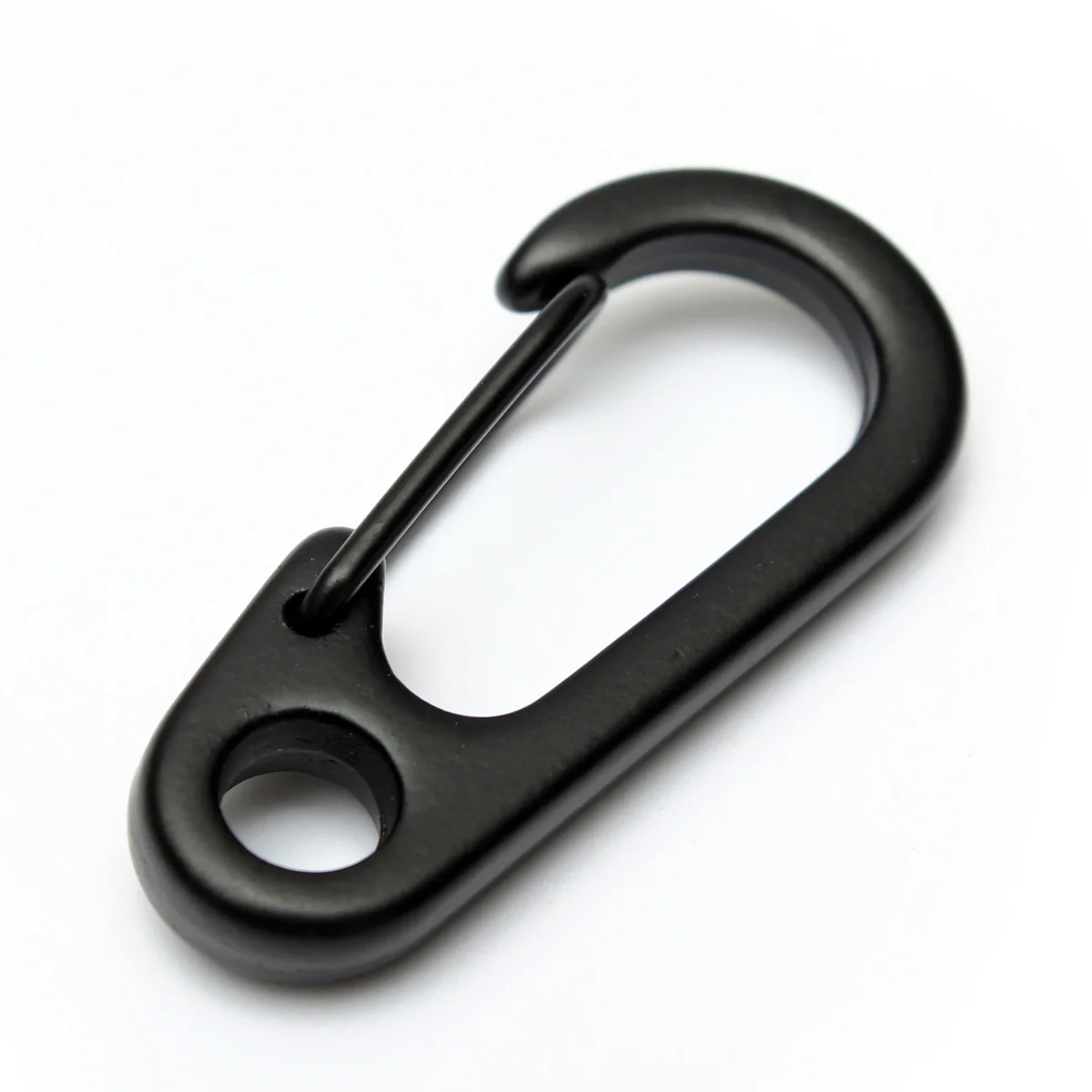 1pcs Mini Carabiner D Shape Portable Carabiner Snap Hook Hang Buckle