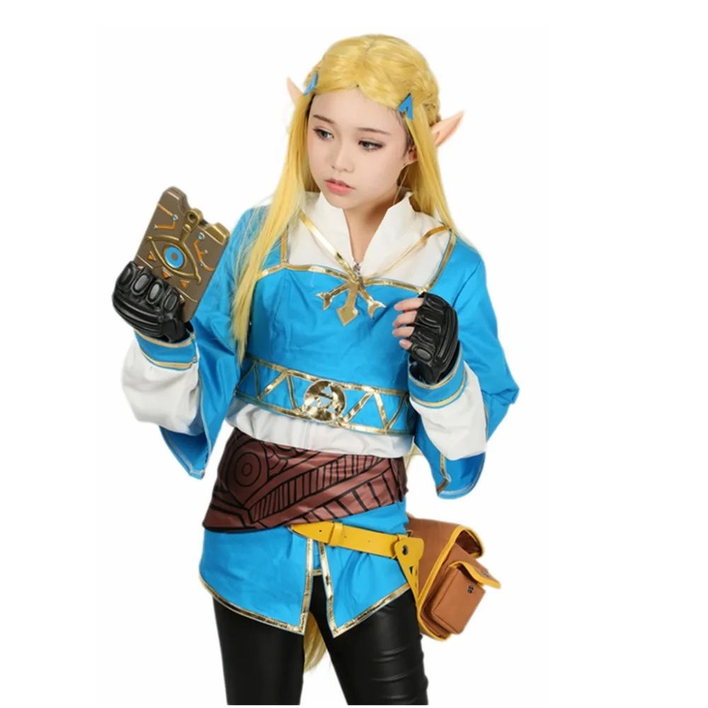 Coslive легенда о Зельде дыхание дикий принцесса Zelda Горячая игры Костюм Косплэй