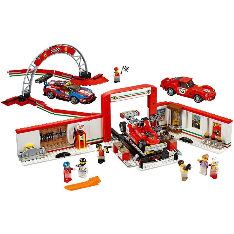 

75889 883pcs City series Racing car sportscar supercar Model Building Block Educational DIY Toy For Children Gift 10947