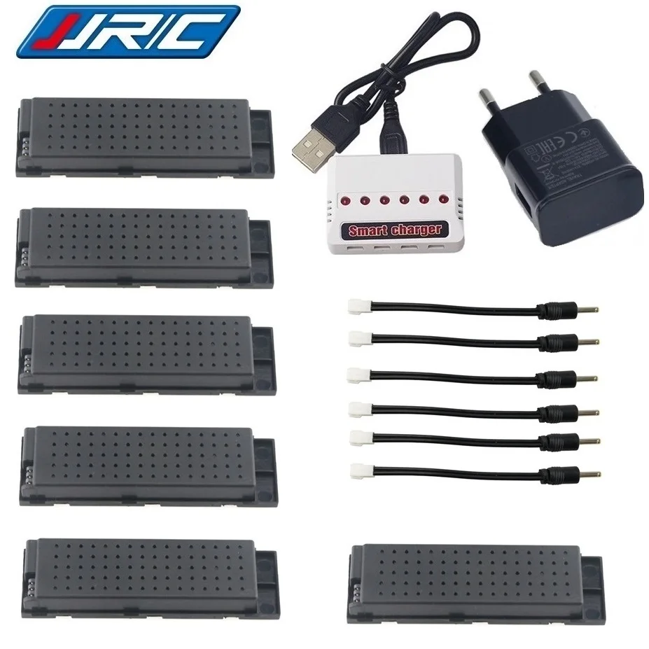 JJRC H47 H47wh E56 батарея 3 7 V 500mAh Lipo и 6in1 зарядное устройство RC Quadcopter запасные части для
