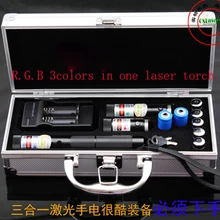 Oxлазеры, OX-RGB301, металлический корпус, 3 в 1, Фокусируемый Лазерный Комплект для сжигания, 3000 м, синий лазерный светильник, сигары