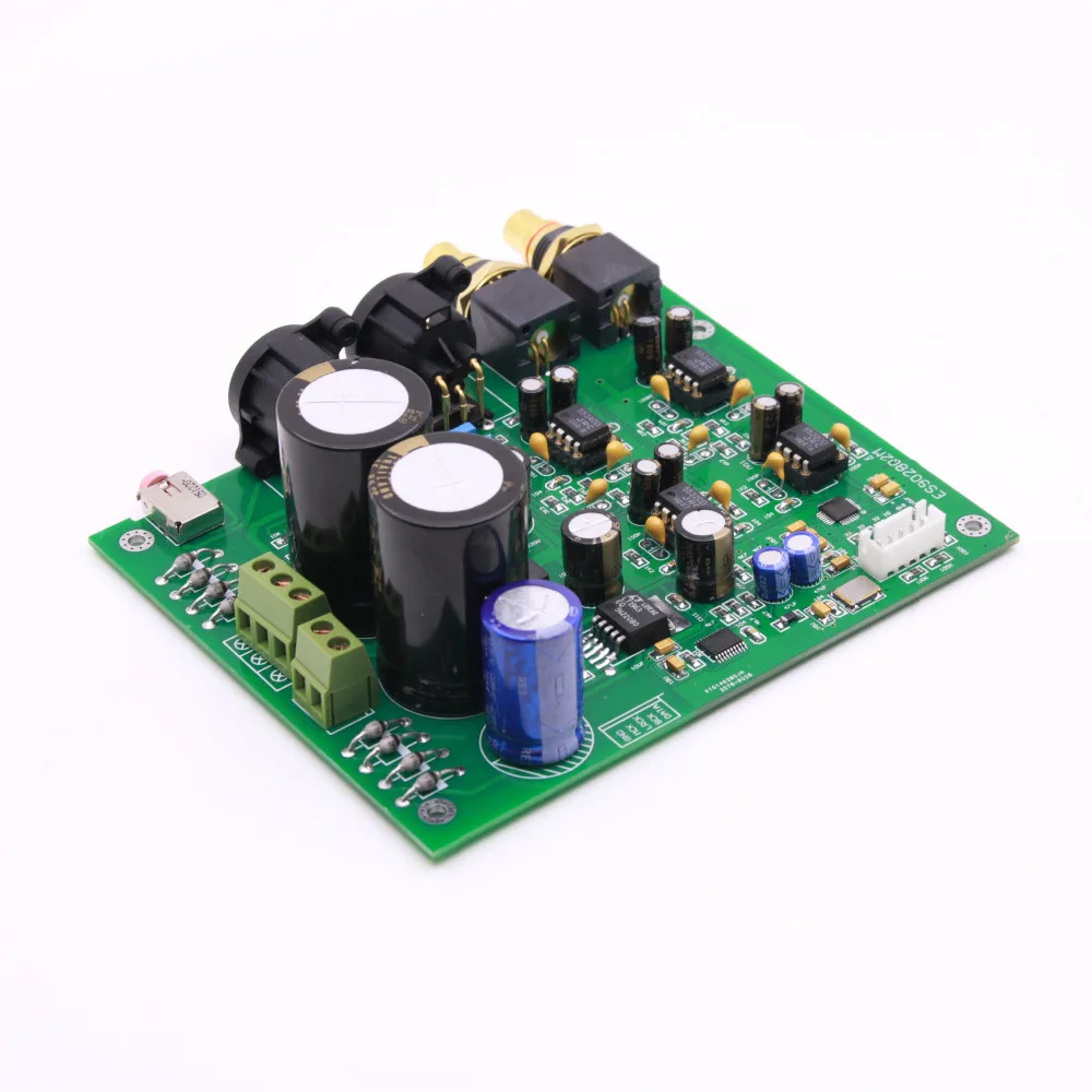 New ES9028Q2M I2S Input Decoders ES9028Q2M DAC Balance XLR Output Finished Board