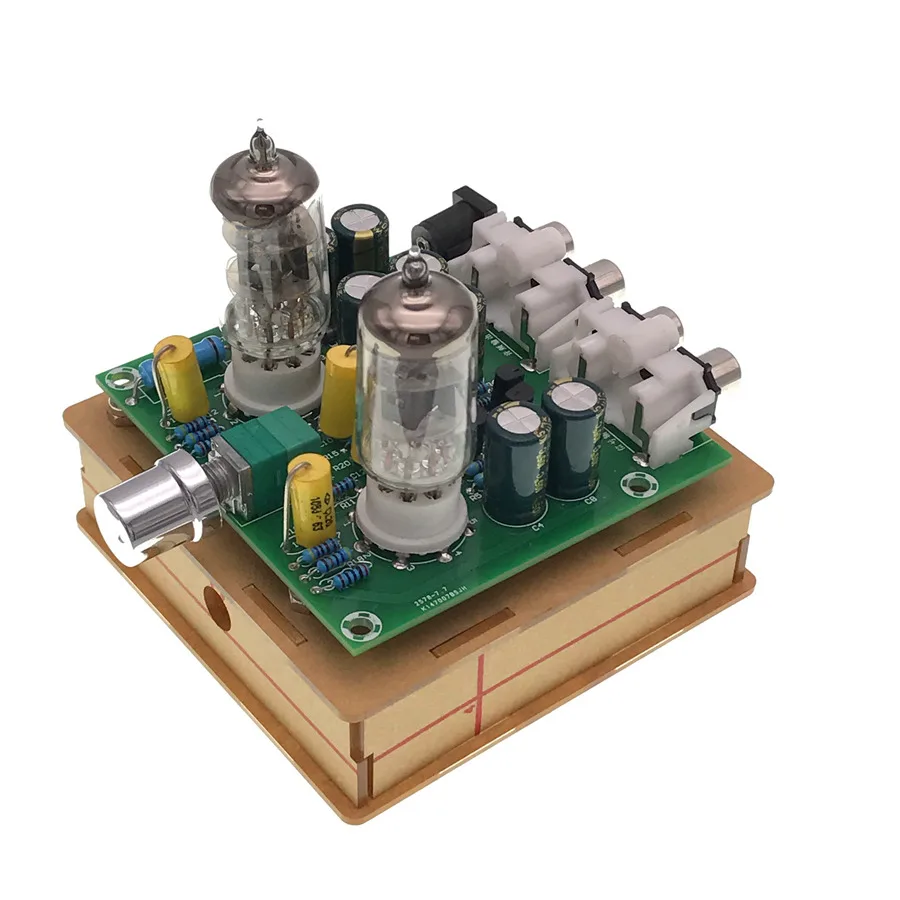 Ламповые усилители аудио Плата Amplificador Предварительный усилитель аудио микшер 6J1 клапан предусилитель желчный буфер домашний Diy наборы
