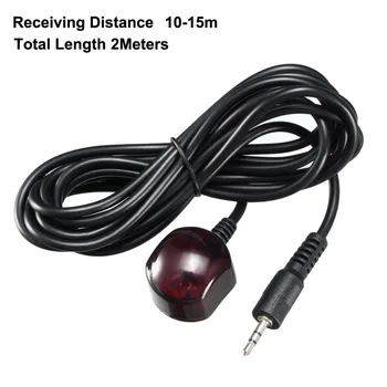 

Uxcell 1 Pcs Single Head 1.5m/2m Cable 2.5mm/3.5mm Jack IR Infrared Remote Control Receiver 10-15m Receiving Distance