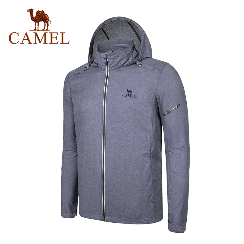 CAMEL зимняя куртка с защитой от ультрафиолета для пары, Солнцезащитная одежда, пальто, ультратонкий карман на молнии, для пеших прогулок, кемпинга, спорта, отдыха на открытом воздухе, лето - Цвет: 106 Gray Male