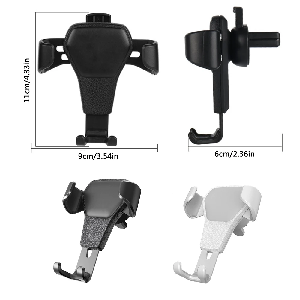 KOBWA Универсальный Автомобильный держатель для телефона установка в держатель на вентиляционное отверстие автомобиля Стенд без магнитного держателя мобильного телефона гравитационная поддержка смартфона
