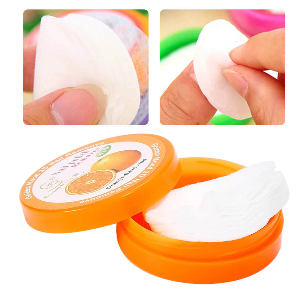 

1 Box Pro Nail Art Manicure Flavor Polish Vanish Remover Cleaner Pads Wet Wipes Paper Tool Nail Polish Remover Wholesale TSLM2