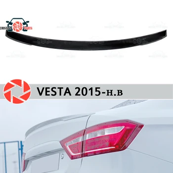 

Lip spoiler for Lada Vesta 2015- plastic ABS decoration trunk door accessories protection car styling