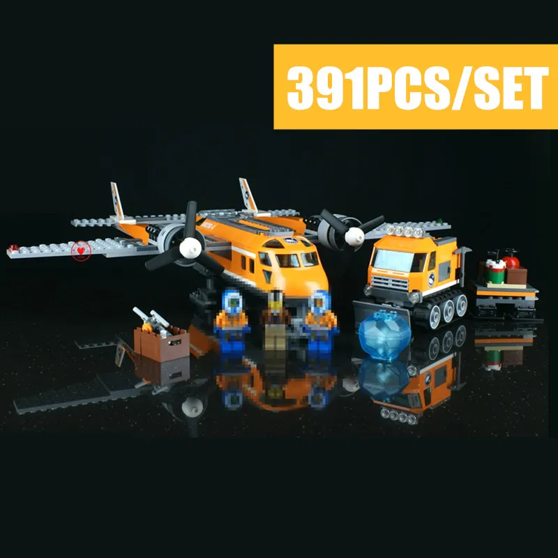 

New Arctic Supply Plane fit Arctic city figures building blocks bricks technic Model building toy kid gift children
