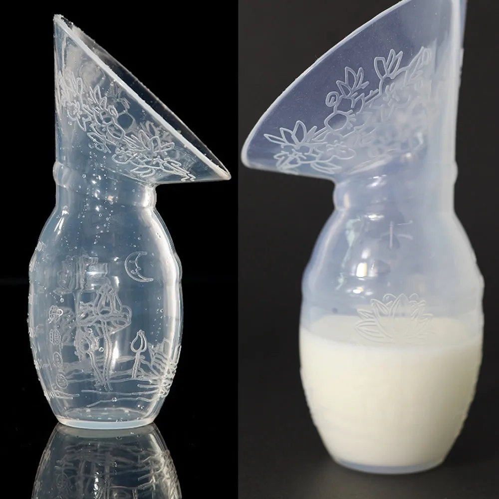 

Silicone Manual Breast Pump Hot Baby Feeding Manual Breast Pump Partner Breast Collector Automatic Correction Breastmilk