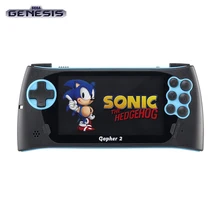 SEGA Genesis Gopher 2 lcd 4,",+ 500 игр(синий